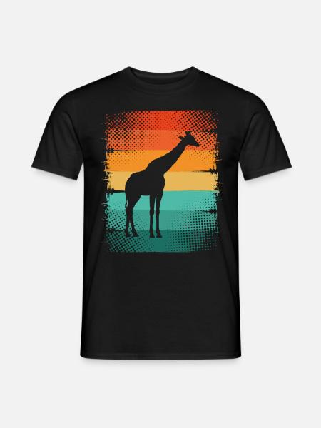 Girafe - T-shirt homme - noir