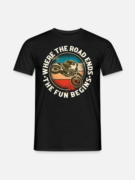 Motocross - T-shirt homme - noir