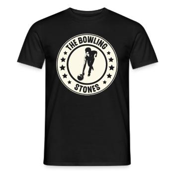 Bowling - Männer T-Shirt - Schwarz - Vorne - AI Model Male 178 light (178cm)