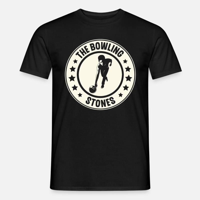 Bowling - Männer T-Shirt - Schwarz