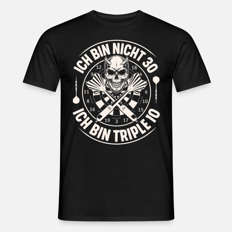 Darts - Männer T-Shirt - Schwarz
