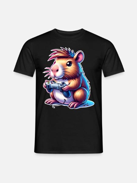 Capybara Gaming - Men's T-Shirt - black
