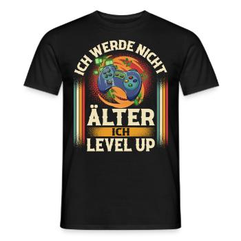 Gaming - Männer T-Shirt - Schwarz - Vorne - AI Model Male 178 light (178cm)