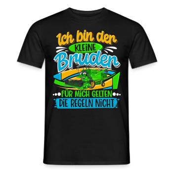 Kleiner Bruder - Männer T-Shirt - Schwarz - Vorne - AI Model Male 178 light (178cm)