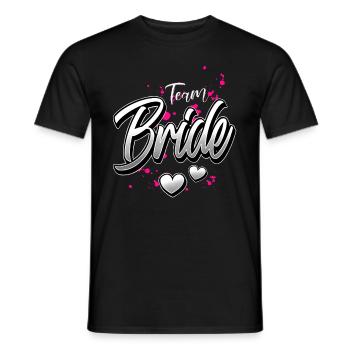 Équipe Bride - T-shirt homme - noir - Devant - AI Model Male 178 light (178cm)