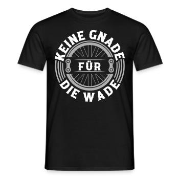 Keine Gnade Für Die Wade - Männer T-Shirt - Schwarz - Vorne - AI Model Male 178 light (178cm)