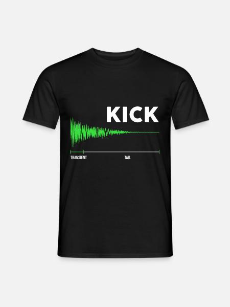 Drum Kick Sound Effect Drums - Men's T-Shirt - black