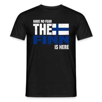 Finlande - T-shirt homme - noir - Devant - AI Model Male 178 light (178cm)
