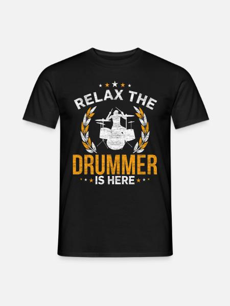 Drums - Men's T-Shirt - black