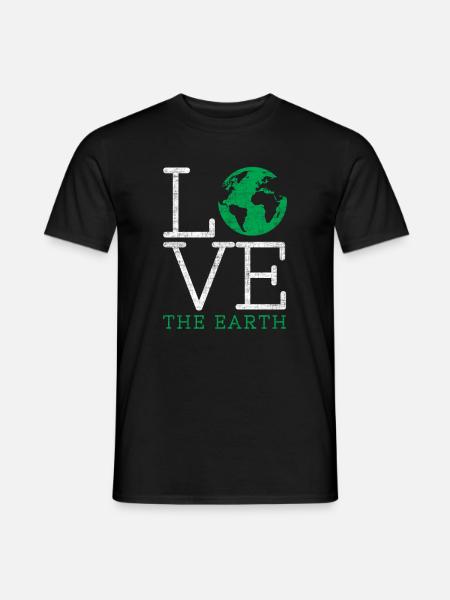 Earth Day - Men's T-Shirt - black
