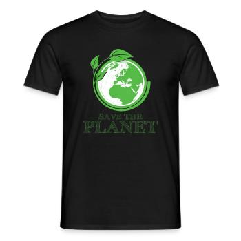Conservation Planet Rescue Environment Gift - T-shirt homme - noir - Devant - AI Model Male 178 light (178cm)
