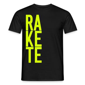 ROQUETTE - T-shirt homme - noir - Devant - AI Model Male 178 light (178cm)