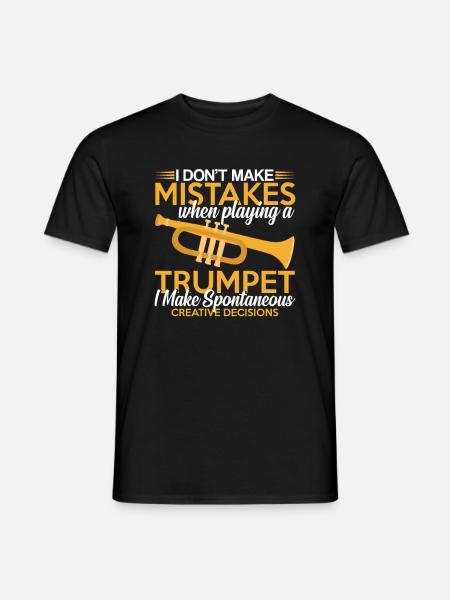 trompette - T-shirt homme - noir
