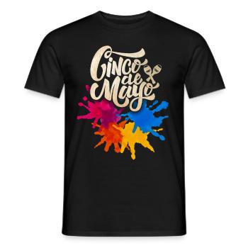 Cinco de Mayo, Mexiko, Mexiko-Fiesta - Männer T-Shirt - Schwarz - Vorne - AI Model Male 178 light (178cm)