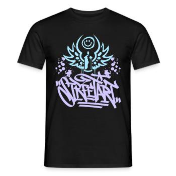 Streetart, Urban-Graffiti, Graffiti-Grunge - Männer T-Shirt - Schwarz - Vorne - AI Model Male 178 light (178cm)