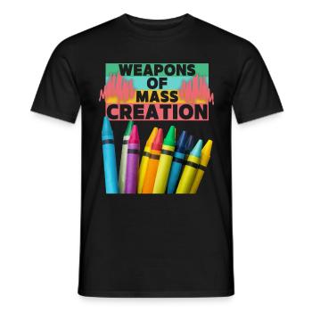 LGBTQ-Design, Künstler, Malen, lustiger Spruch - Männer T-Shirt - Schwarz - Vorne - AI Model Male 178 light (178cm)