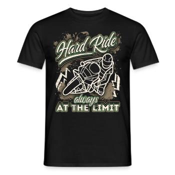 Motorradfahrer, Biker Design lustiger Spruch - Männer T-Shirt - Schwarz - Vorne - AI Model Male 178 light (178cm)