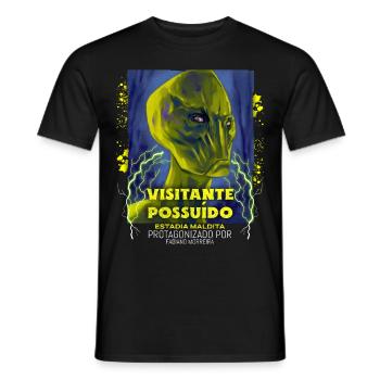 Alien Film Plakat, Aliens, Außerirdische - Männer T-Shirt - Schwarz - Vorne - AI Model Male 178 light (178cm)