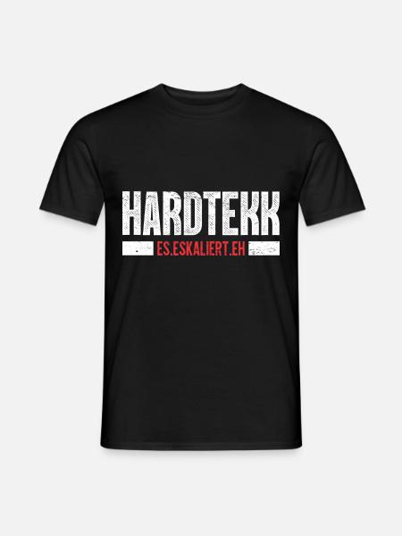 Hardtekk Rave Konzert Party Geburtstag Geschenk - Männer T-Shirt - Schwarz