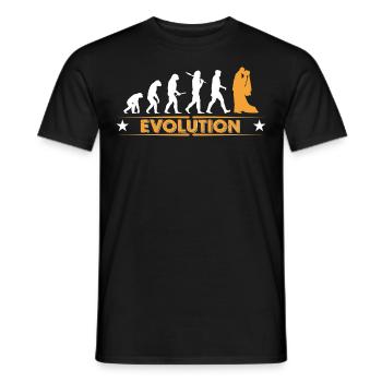 Wedding - evolution - Men's T-Shirt - black - Front - AI Model Male 178 light (178cm)
