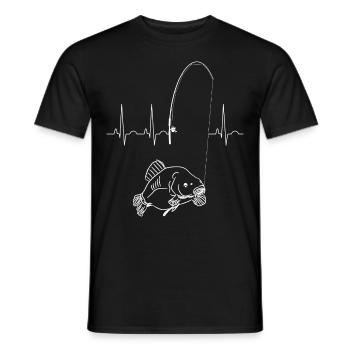 carp - Men's T-Shirt - black - Front - AI Model Male 178 light (178cm)