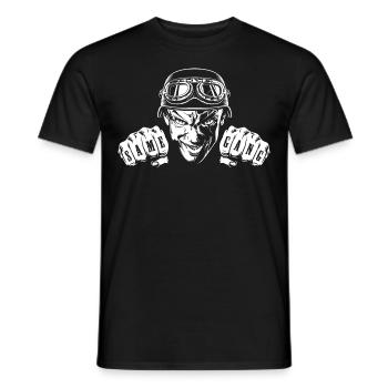 Biker Gang Motorrad Skull - Männer T-Shirt - Schwarz - Vorne - AI Model Male 178 light (178cm)