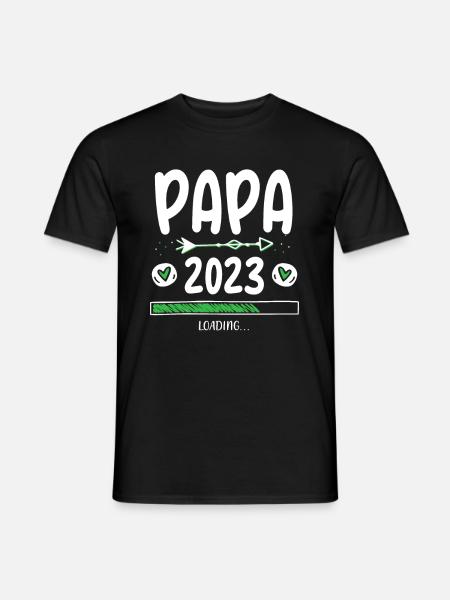 Papa 2023 Loading - Men's T-Shirt - black