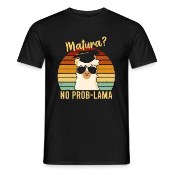 Matura No Problama 2022 Abschluss Schulabschluss - Männer T-Shirt - Schwarz - Vorne - AI Model Male 178 light (178cm)