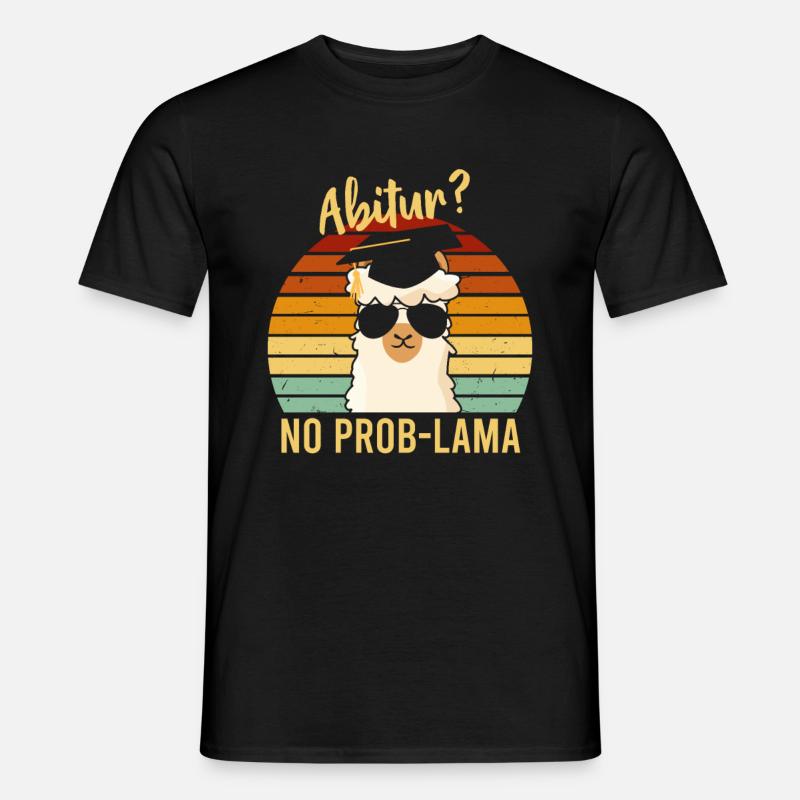 Abitur No Problama 2022 - Männer T-Shirt - Schwarz