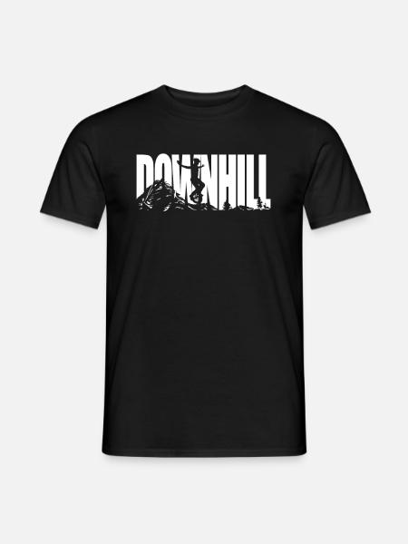 Monocycle monorousel de descente - T-shirt homme - noir