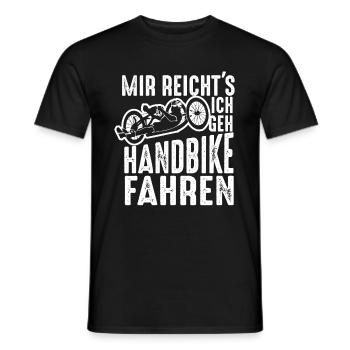 Mir Reichts Ich Geh Handbike Fahren - Männer T-Shirt - Schwarz - Vorne - AI Model Male 178 light (178cm)