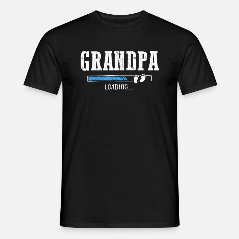 Opa loading Werdender Opa - Männer T-Shirt - Schwarz