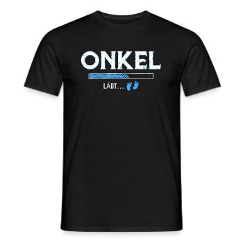 Onkel lädt - Männer T-Shirt - Schwarz - Vorne - AI Model Male 178 light (178cm)