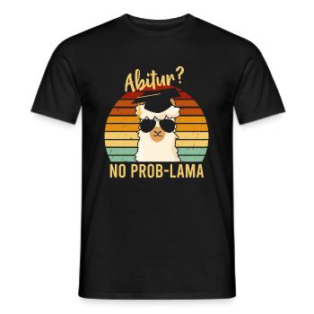 Abitur No Problama 2022 - Männer T-Shirt - Schwarz - Vorne - AI Model Male 178 light (178cm)
