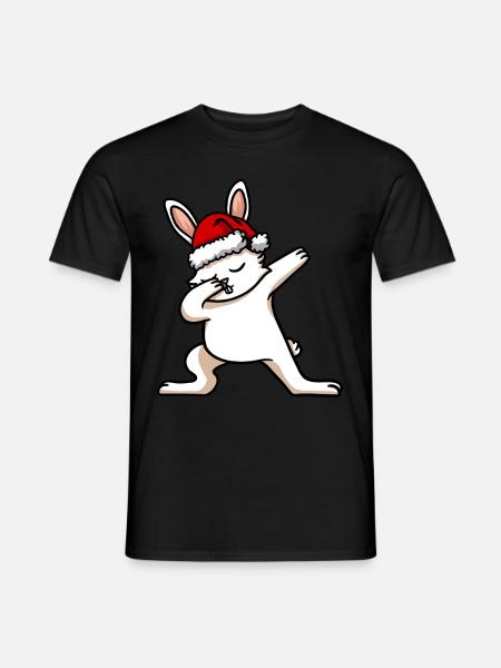Dabbing Christmas Christmas - Men's T-Shirt - black