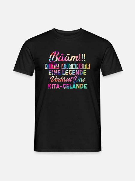 Kita Abgänger eine Legende verlässt das Gelände - Männer T-Shirt - Schwarz