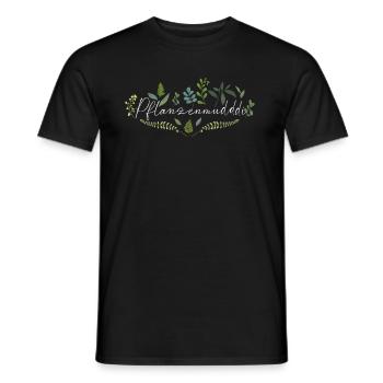 Pflanzenmudddi Pflanzenmama Plant Lady - Männer T-Shirt - Schwarz - Vorne - AI Model Male 178 light (178cm)