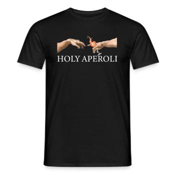 Saint Cocktail Création D’Adam Alcool - T-shirt homme - noir - Devant - AI Model Male 178 light (178cm)