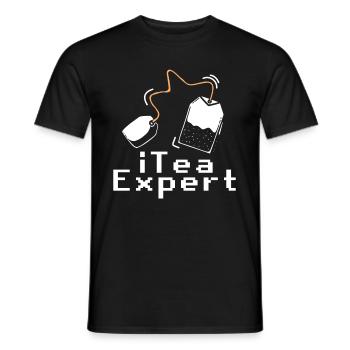 Itea Expert Computer Software Programmer - Men's T-Shirt - black - Front - AI Model Male 178 light (178cm)