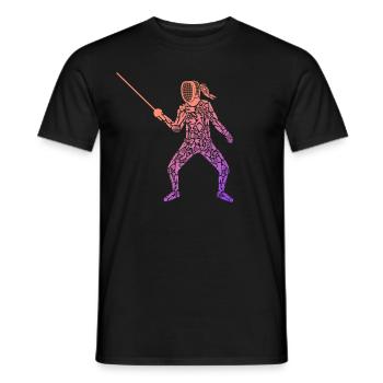 Symboles d’escrime Escrime Épée Femmes Escrime - T-shirt homme - noir - Devant - AI Model Male 178 light (178cm)
