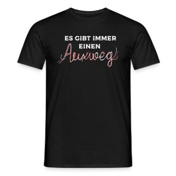 Es Gibt Immer Einen Auxweg Tontechnik Tontechniker - Männer T-Shirt - Schwarz - Vorne - AI Model Male 178 light (178cm)