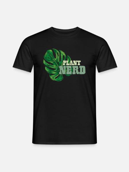 Plants Nerd - Men's T-Shirt - black
