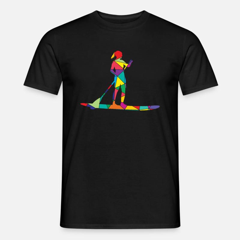 Stand Up Paddle Polygon SUP - T-shirt homme - noir