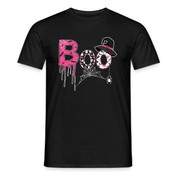 Boo Ghost Scary Trick ou Treat Halloween - T-shirt homme - noir - Devant - AI Model Male 178 light (178cm)
