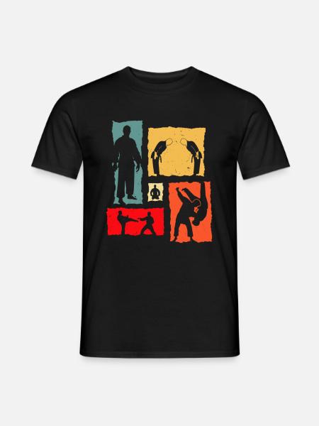 Judo Rétro - T-shirt homme - noir