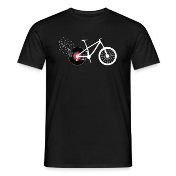 Record cycliste cycliste - T-shirt homme - noir - Devant - AI Model Male 178 light (178cm)