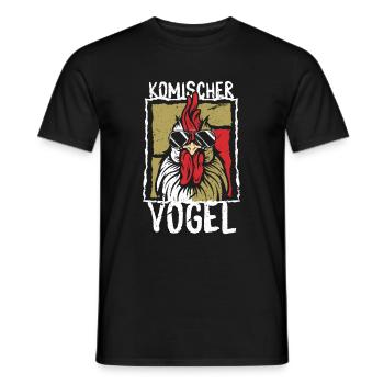 Komischer Vogel - Männer T-Shirt - Schwarz - Vorne - AI Model Male 178 light (178cm)