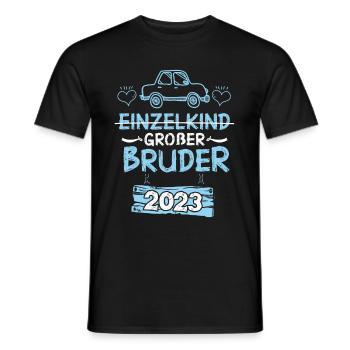 Großer Bruder 2023 Auto - Männer T-Shirt - Schwarz - Vorne - AI Model Male 178 light (178cm)