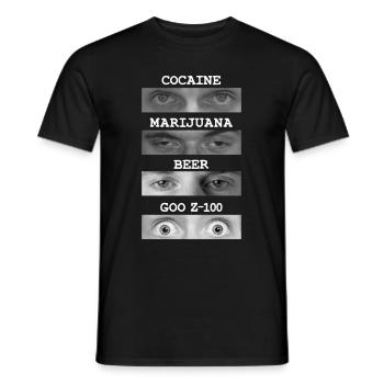 G00 Z-100 - Men's T-Shirt - black - Front - AI Model Male 178 light (178cm)