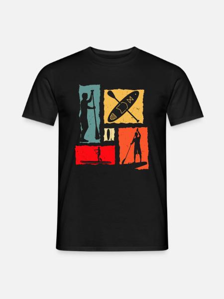 Sup Retro - Männer T-Shirt - Schwarz